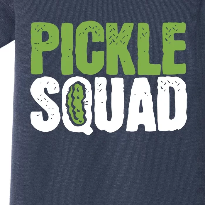 Pickle Cucumber Vegan Squad Green Grocer Baby Bodysuit