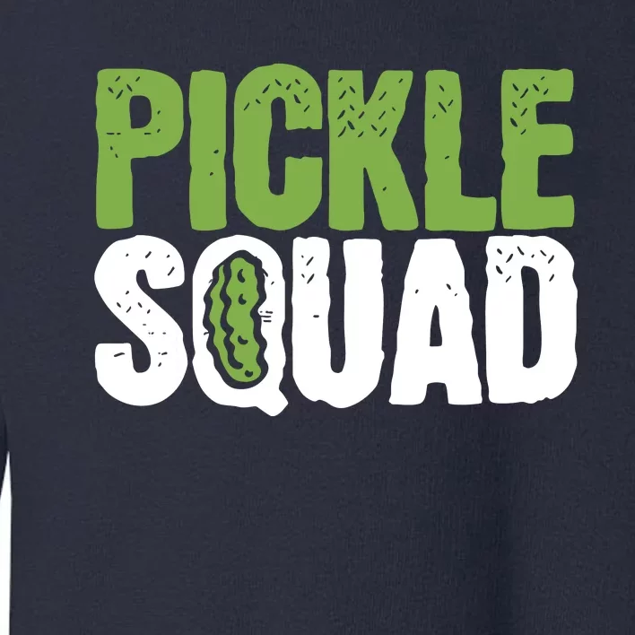 Pickle Cucumber Vegan Squad Green Grocer Toddler Sweatshirt