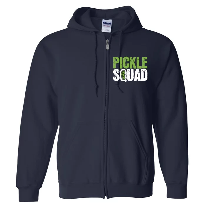 Pickle Cucumber Vegan Squad Green Grocer Full Zip Hoodie