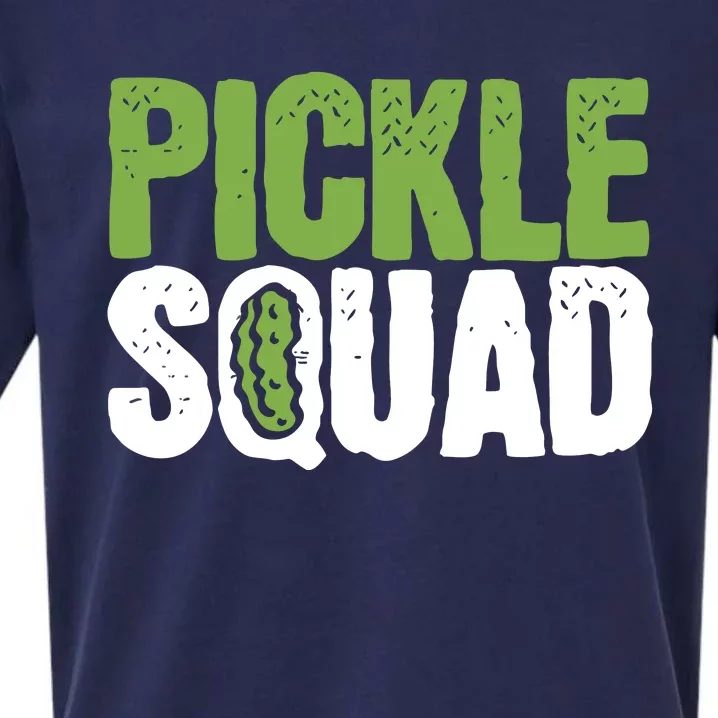 Pickle Cucumber Vegan Squad Green Grocer Sueded Cloud Jersey T-Shirt