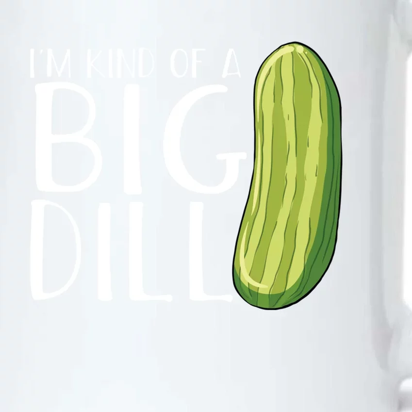 Pickle Cucumber Vegan IM Kind Of A Big Dill Meaningful Gift Black Color Changing Mug