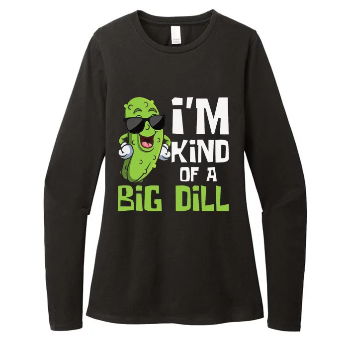 Pickle Cucumber Vegan I'm Kind Of A Big Dill Womens CVC Long Sleeve Shirt