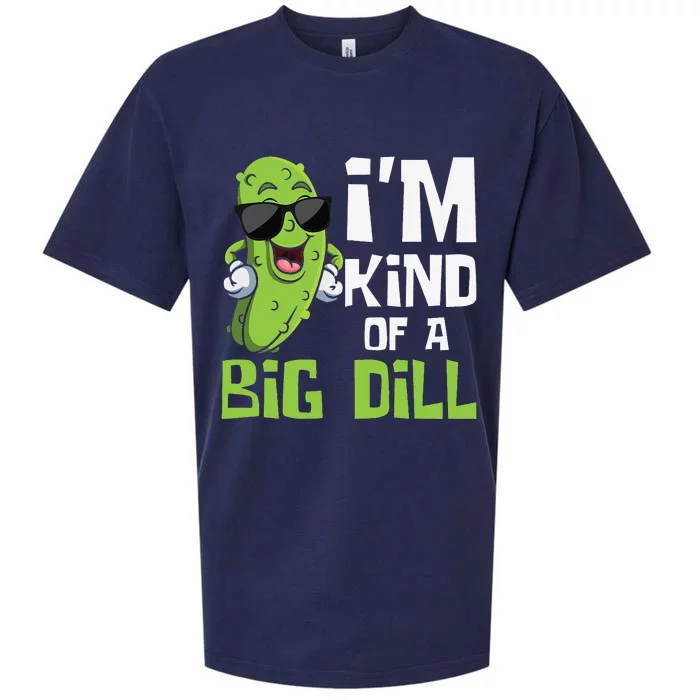 Pickle Cucumber Vegan I'm Kind Of A Big Dill Sueded Cloud Jersey T-Shirt