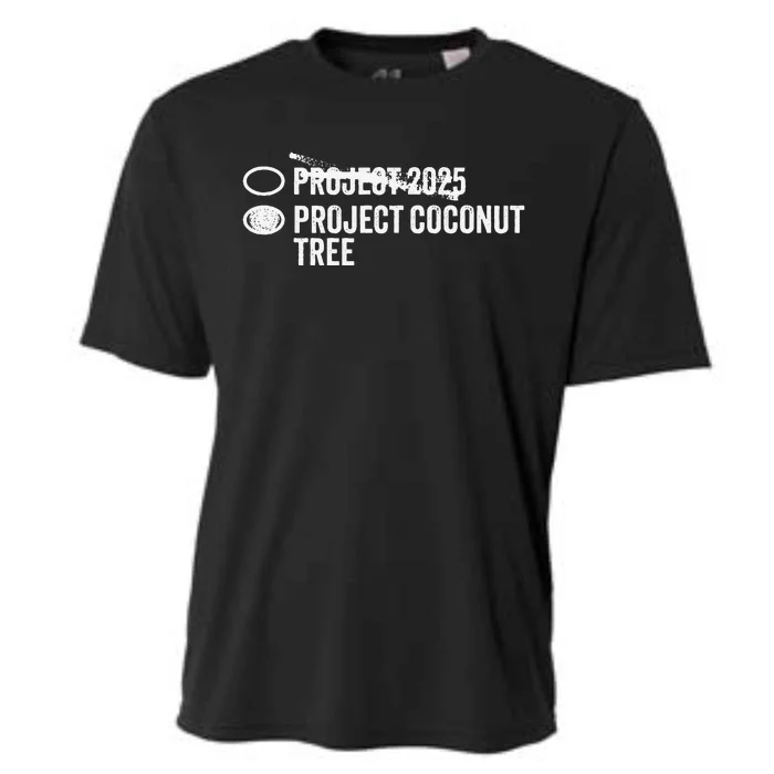 Project Coconut Vs Project 2025 Funny Voting Ballot Cooling Performance Crew T-Shirt