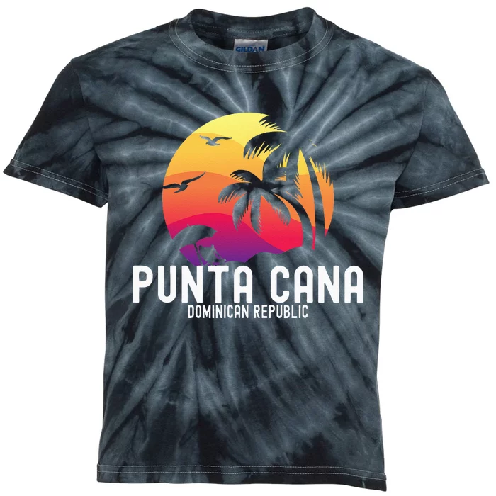 Punta Cana Vacation Punta Cana Souvenirs Dominican Republic Kids Tie-Dye T-Shirt