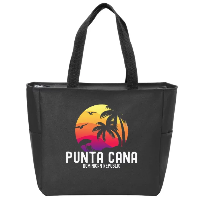 Punta Cana Vacation Punta Cana Souvenirs Dominican Republic Zip Tote Bag