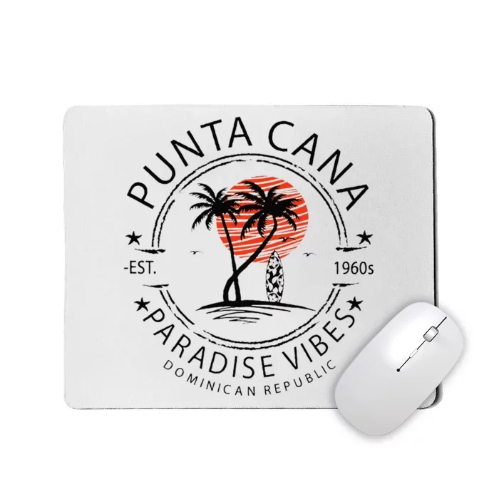 Punta Cana Vacation Dominican Republic Summer Paradise Mousepad