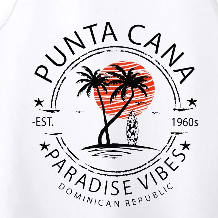 Punta Cana Vacation Dominican Republic Summer Paradise Performance Tank