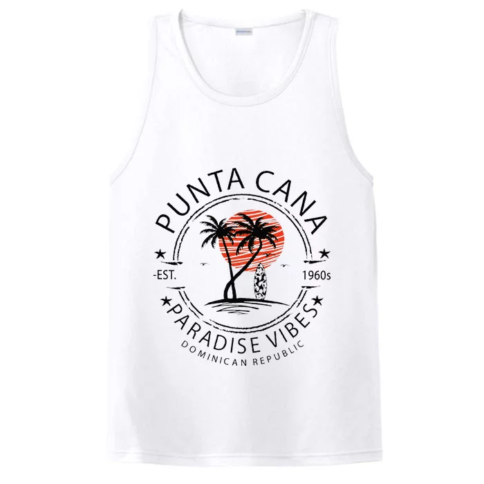 Punta Cana Vacation Dominican Republic Summer Paradise Performance Tank