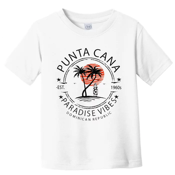 Punta Cana Vacation Dominican Republic Summer Paradise Toddler T-Shirt