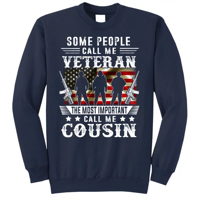 Proud Cousin Veteran American Flag Gifts VeteranS Day Sweatshirt