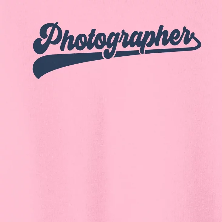 Photographer Cute Vintage Graphic Toddler T-Shirt