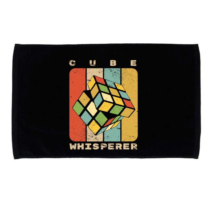 Puzzle Cube Whisperer Vintage Speed Cubing Math Microfiber Hand Towel