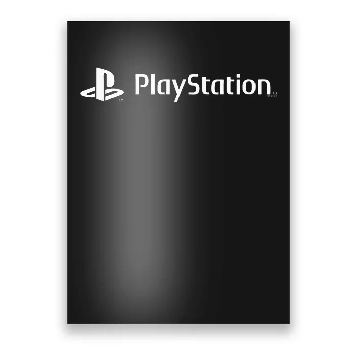 Playstation Classic White Gaming Logo Start Gaming Today Poster