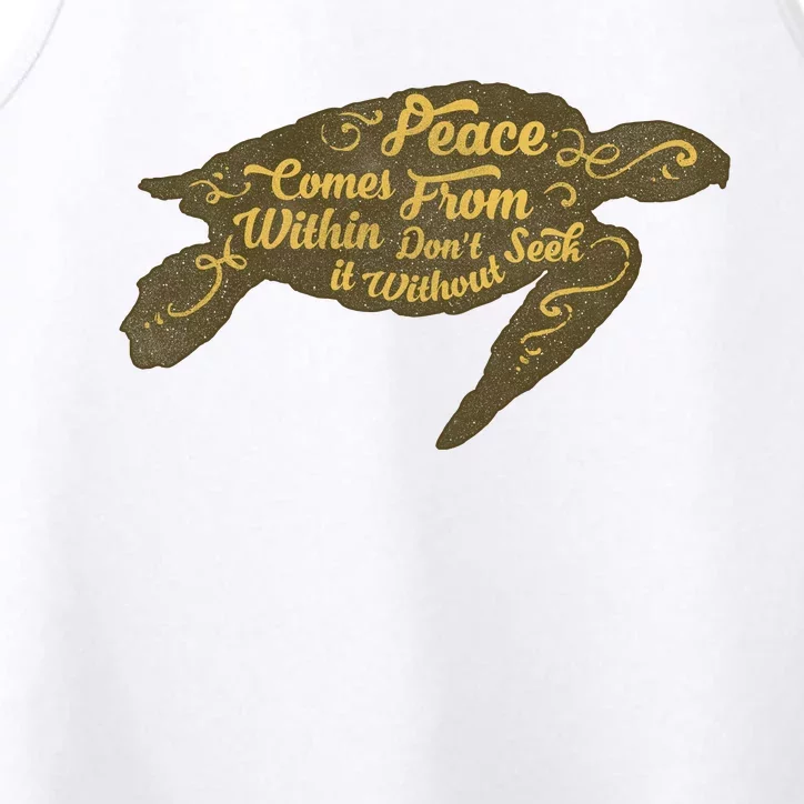 Peace Comes Within Performance Tank