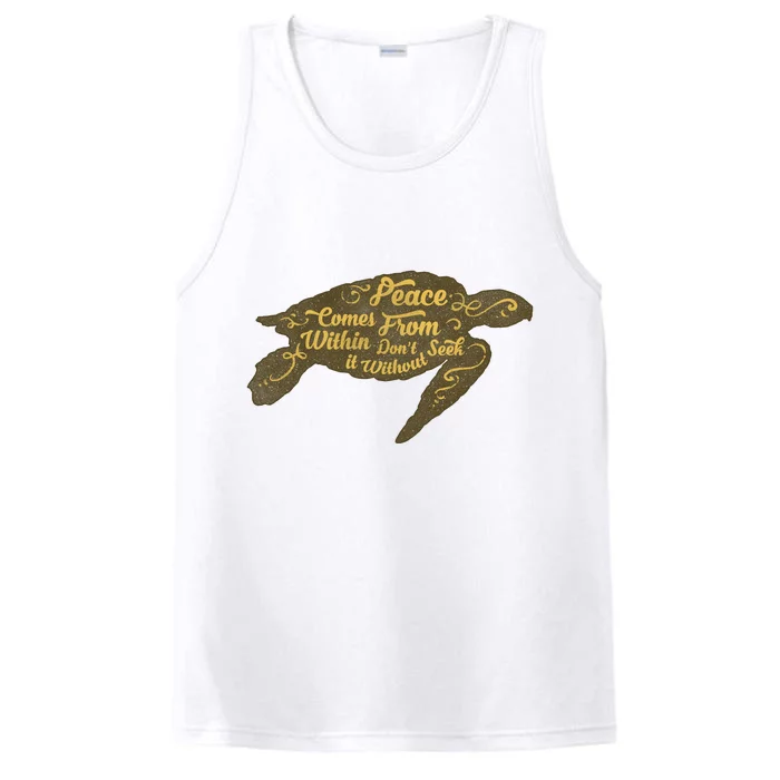 Peace Comes Within Performance Tank