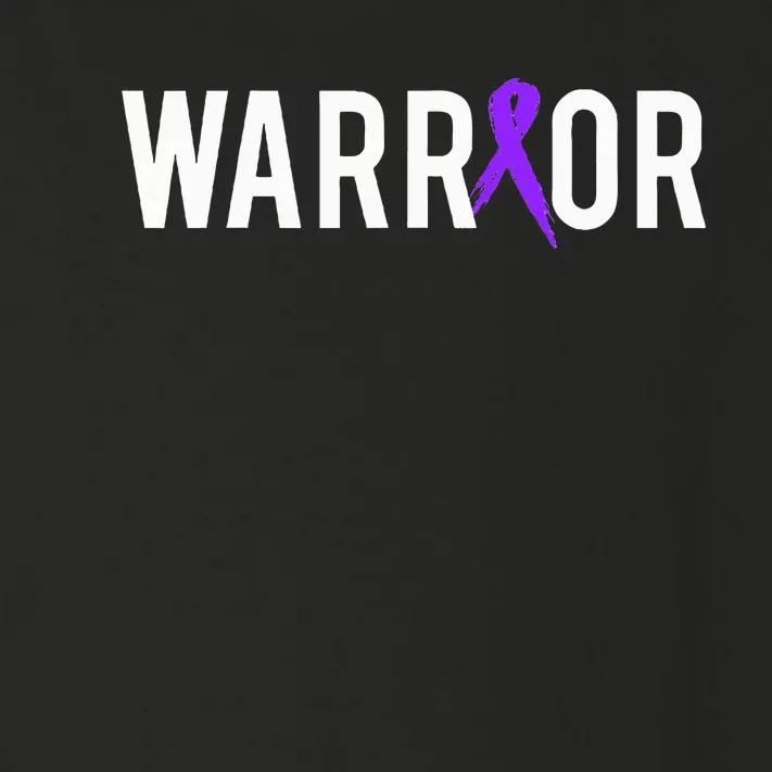 Pancreatic Cancer Warrior Design Gift For Cancer Awareness Toddler Long Sleeve Shirt