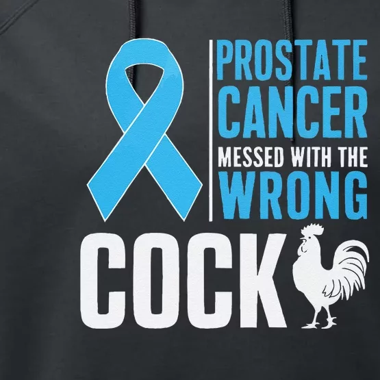 Prostate Cancer Warrior Prostate Cancer Awareness Performance Fleece Hoodie