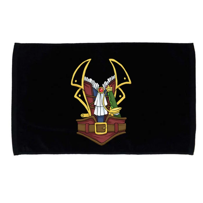 Pirate Costume Wo Microfiber Hand Towel