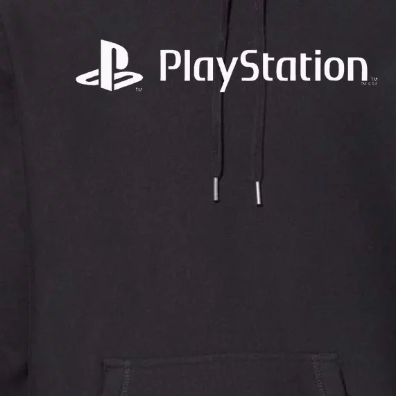 Playstation Classic White Gaming Logo Start Gaming Today Premium Hoodie