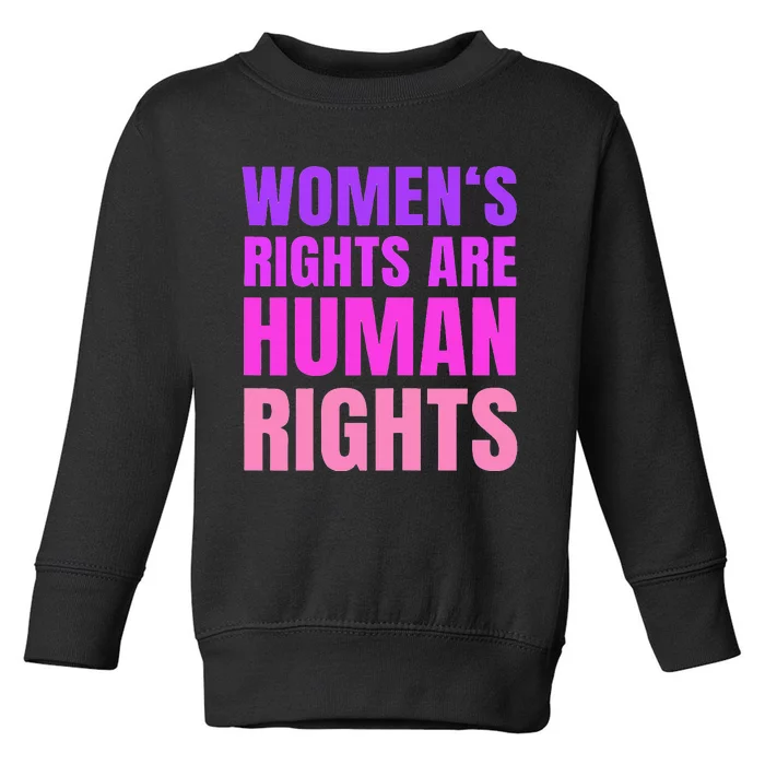 P.R.O Choice Women Rights Feminist Protest Toddler Sweatshirt