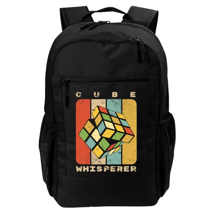 Puzzle Cube Whisperer Vintage Speed Cubing Math Daily Commute Backpack