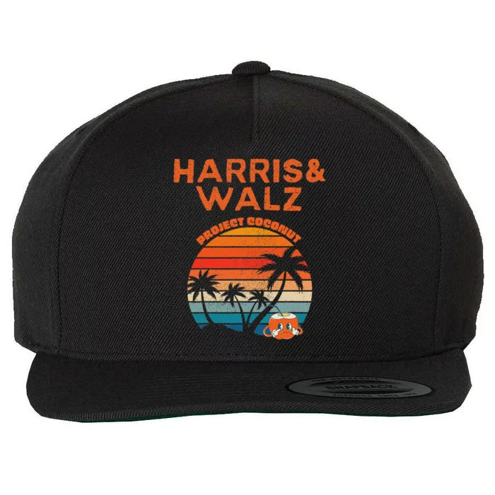 Project Coconut Walz And Harris Wool Snapback Cap