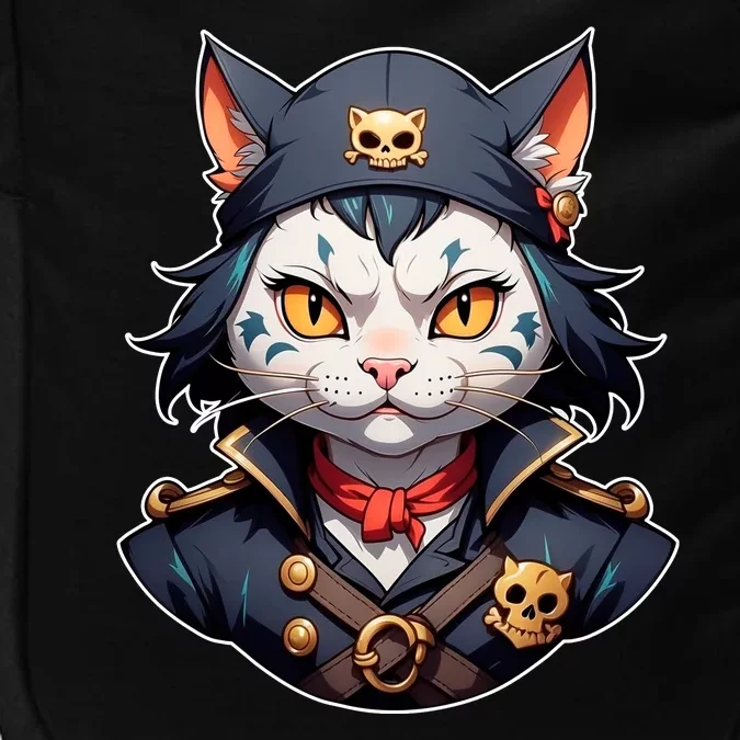 Pirate Cat With Bandana Impact Tech Backpack