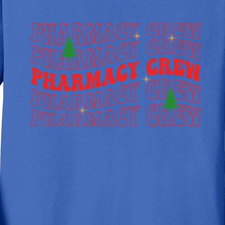 Pharmacy Crew Xmas Pharm Tech Pharmacist Christmas Meaningful Gift Kids Long Sleeve Shirt