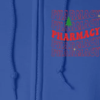 Pharmacy Crew Xmas Pharm Tech Pharmacist Christmas Meaningful Gift Full Zip Hoodie