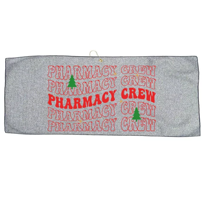 Pharmacy Crew Xmas Pharm Tech Pharmacist Christmas Meaningful Gift Large Microfiber Waffle Golf Towel