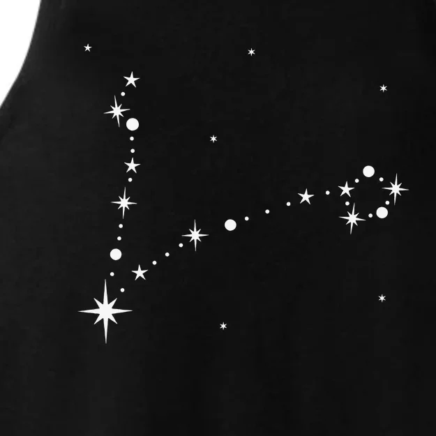 Pisces Constellation Zodiac Ladies Tri-Blend Wicking Tank