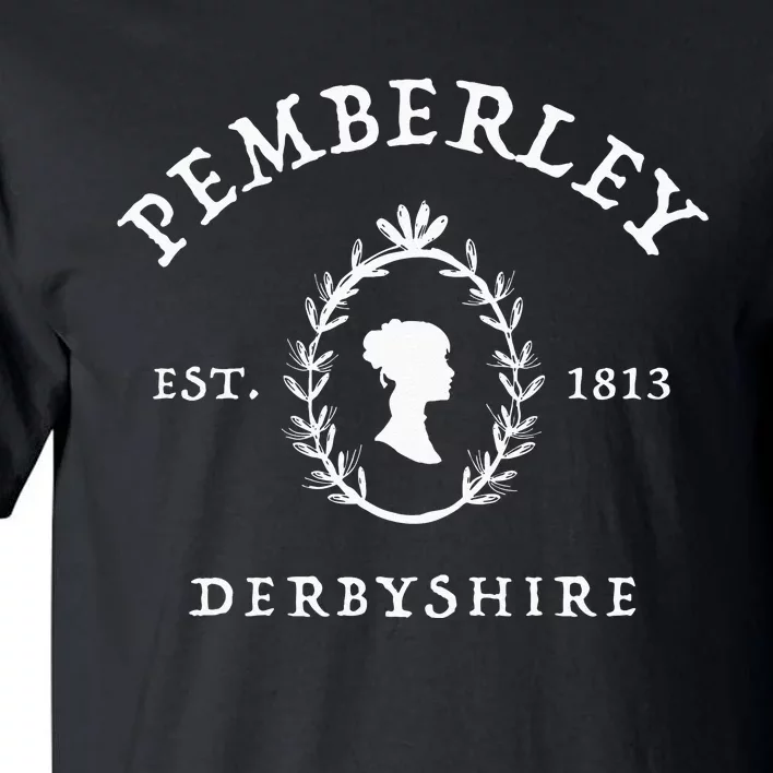 Pemberley Derbyshire 1813 Pride And Prejudice Jane Austen Tall T-Shirt