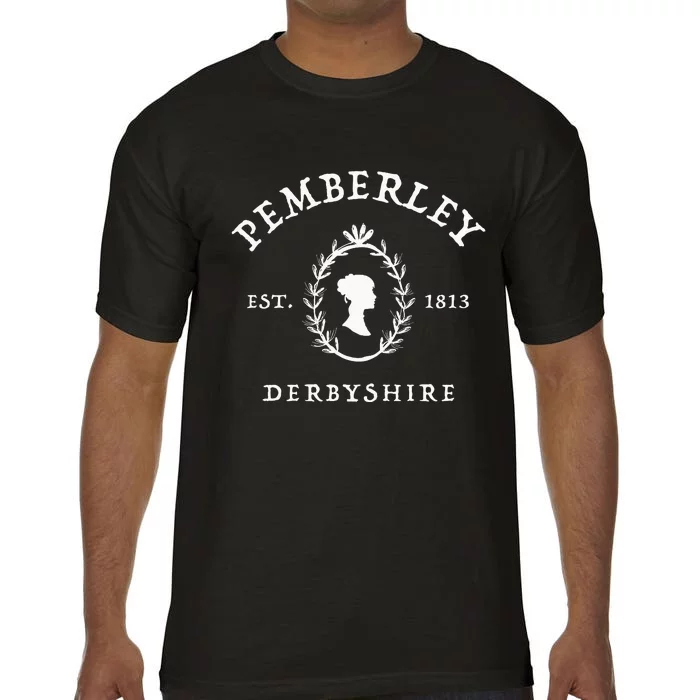 Pemberley Derbyshire 1813 Pride And Prejudice Jane Austen Comfort Colors T-Shirt