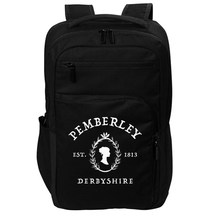 Pemberley Derbyshire 1813 Pride and Prejudice Jane Austen Impact Tech Backpack