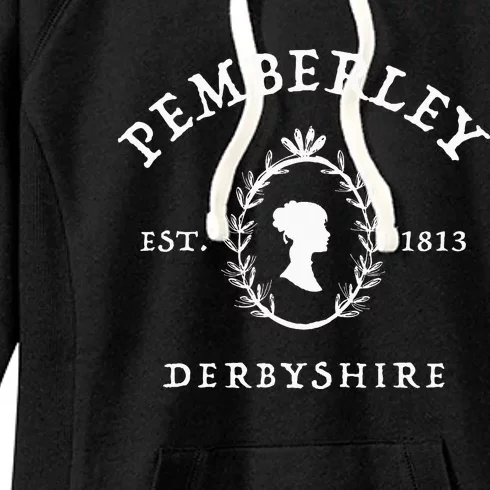 Pemberley Derbyshire 1813 Pride and Prejudice Jane Austen Women's Fleece Hoodie