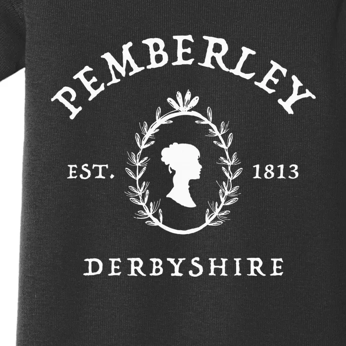 Pemberley Derbyshire 1813 Pride And Prejudice Jane Austen Baby Bodysuit