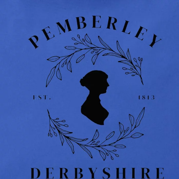 Pemberley Derbyshire 1813 Pride and Prejudice Jane Austen Zip Tote Bag