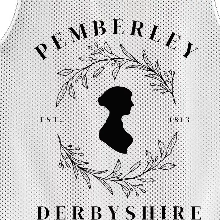 Pemberley Derbyshire 1813 Pride and Prejudice Jane Austen Mesh Reversible Basketball Jersey Tank