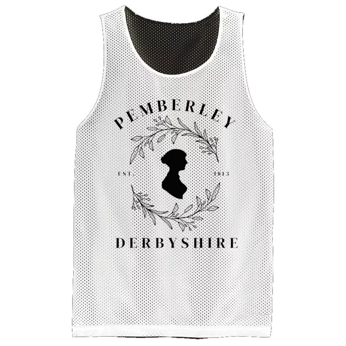 Pemberley Derbyshire 1813 Pride and Prejudice Jane Austen Mesh Reversible Basketball Jersey Tank