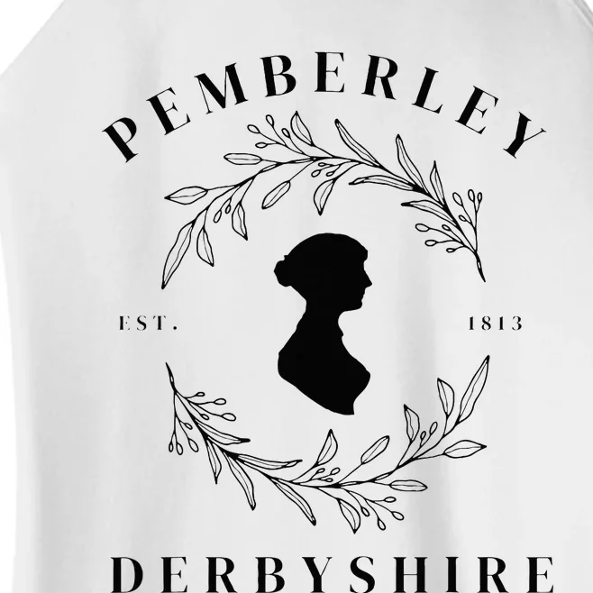 Pemberley Derbyshire 1813 Pride and Prejudice Jane Austen Women’s Perfect Tri Rocker Tank