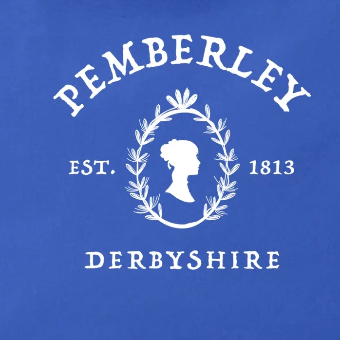 Pemberley Derbyshire 1813 Gift Pride And Prejudice Jane Austen Gift Zip Tote Bag