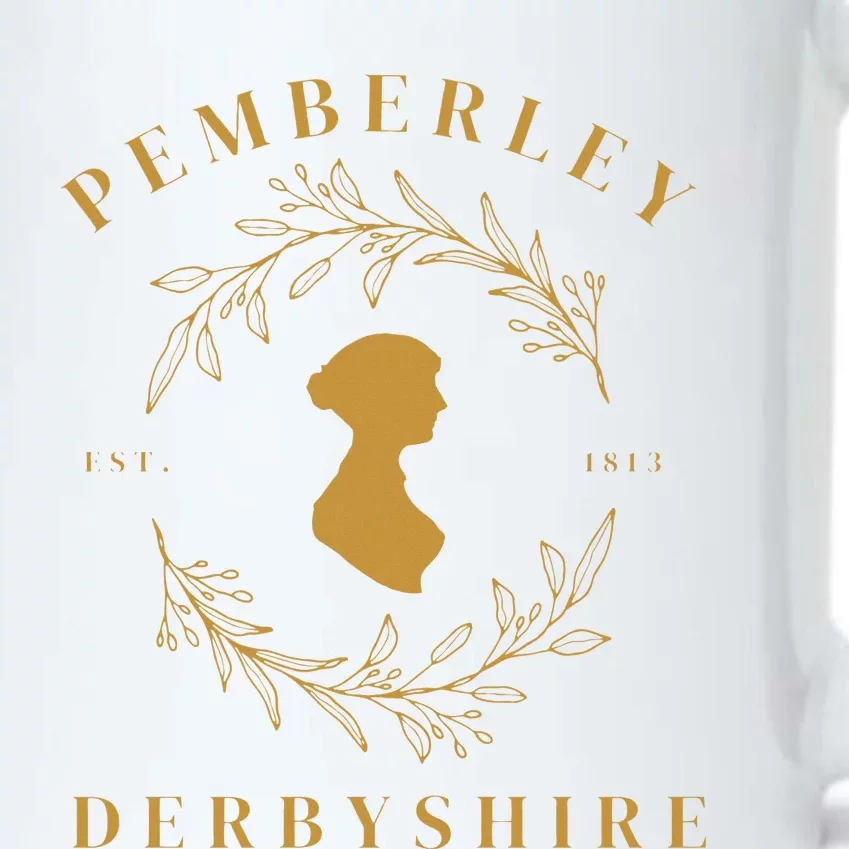 Pemberley Derbyshire 1813 Pride and Prejudice Jane Austen Black Color Changing Mug