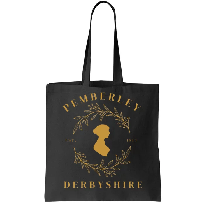 Pemberley Derbyshire 1813 Pride and Prejudice Jane Austen Tote Bag