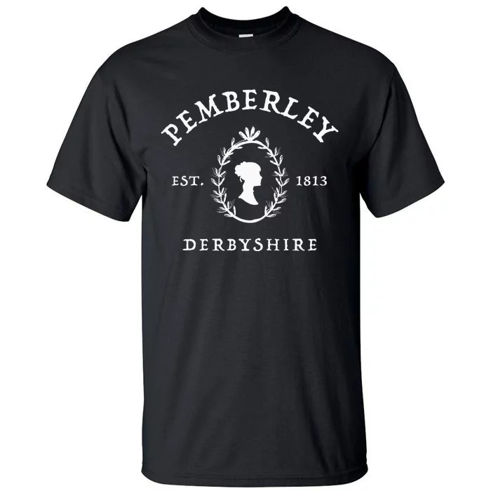 Pemberley Derbyshire 1813 Pride And Prejudice Jane Austen Tall T-Shirt