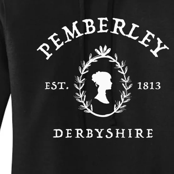 Pemberley Derbyshire 1813 Pride And Prejudice Jane Austen Women's Pullover Hoodie