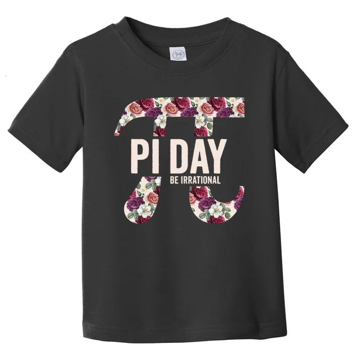 Pi Day 2024 Math Teacher Decorations 3.14 Pi Day Toddler T-Shirt