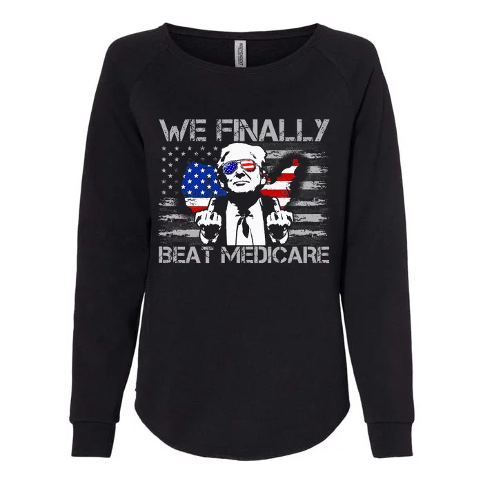 Presidential Debates 2024 We Finally Beat Medicare Womens California Wash Sweatshirt