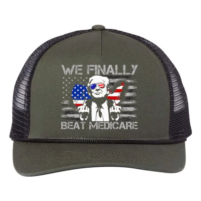 Presidential Debates 2024 We Finally Beat Medicare Retro Rope Trucker Hat Cap