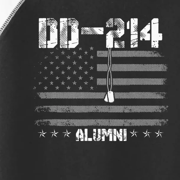 Patriotic DD 214 Alumni Military Veteran Toddler Fine Jersey T-Shirt